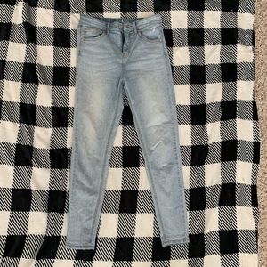 Light Wash Denim Blue Jeans